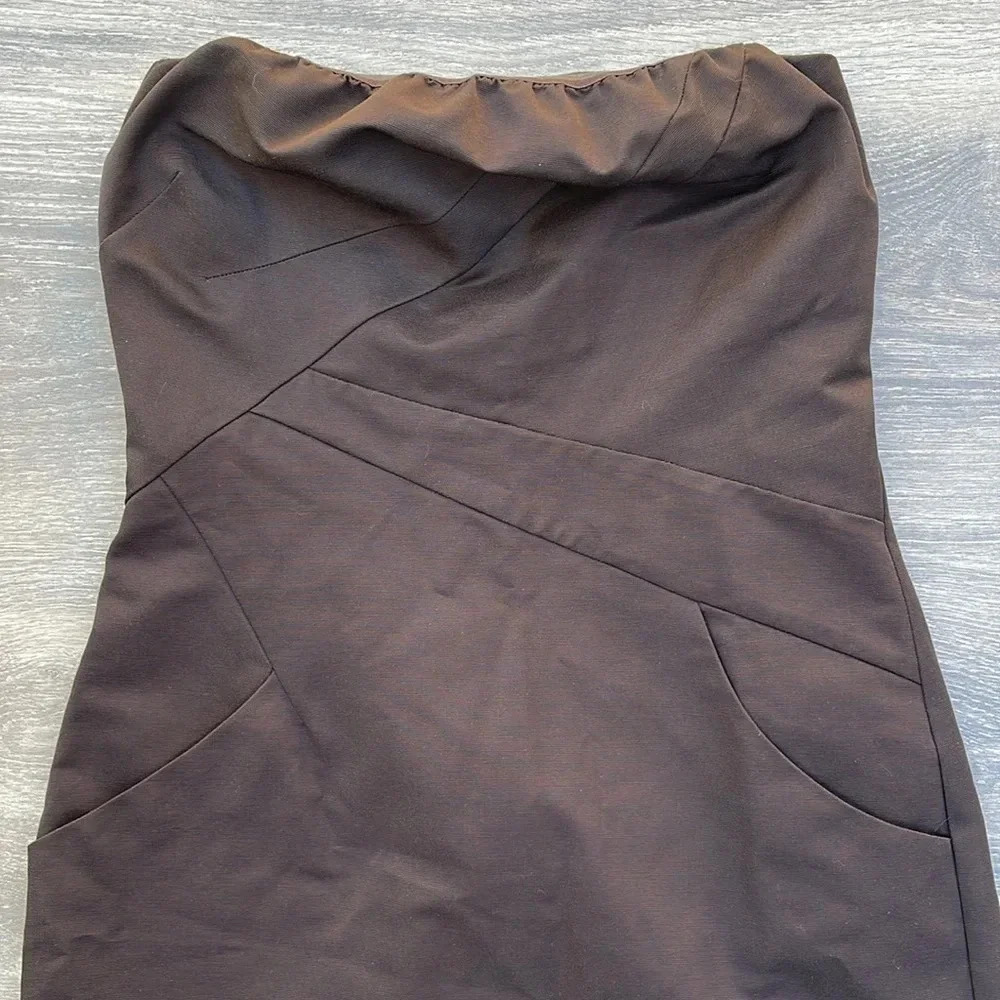 The Limited Strapless Dress, brown - Picture 3 of 4